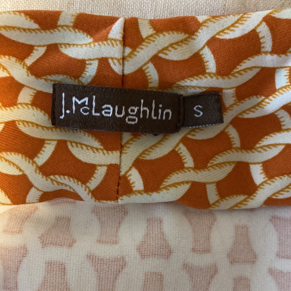 J. Mclaughlin Orange Top, Size Small - image 4